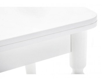Обеденный стол Маера белый деревянный