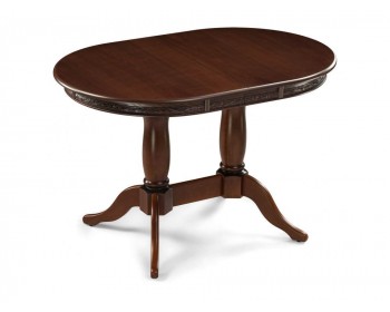 Обеденный стол Кантри орех с коричневой патиной деревянный