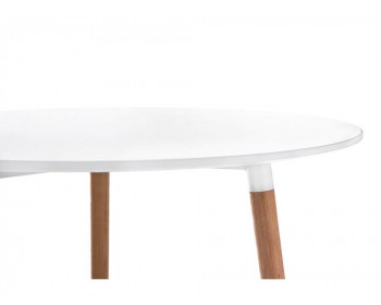 Кухонный стол Lorini white / wood деревянный