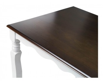 Обеденный стол Provance white / oak деревянный