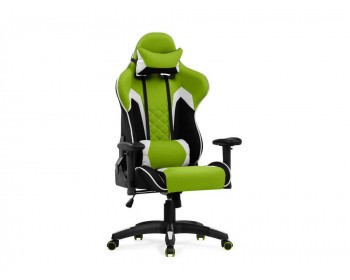 Кресло-мешок Prime черное / зеленое Компьютерное