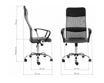 Кресло Arano gray Компьютерное