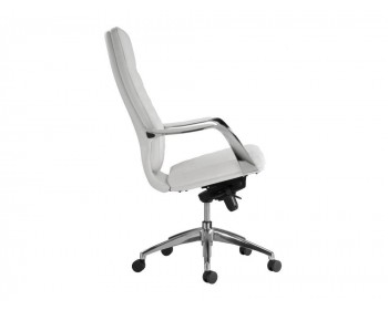 Гарнитур в кабинет Isida white / satin chrome Компьютерное кресло