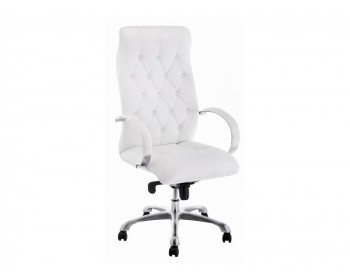 Офисное кресло Osiris white / satin chrome Компьютерное