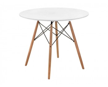 Кухонный стол Table white / wood деревянный