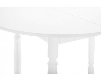 Обеденный стол Аттер белый деревянный