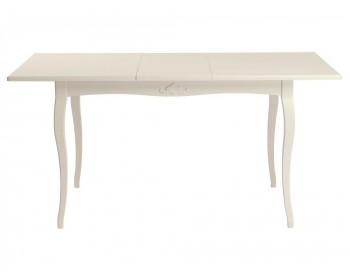 Кухонный стол Алейо белый деревянный