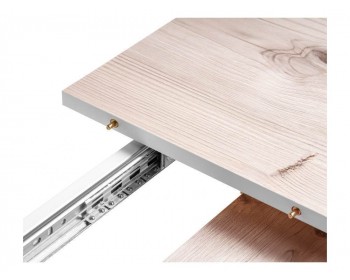 Обеденный стол Гуанг бискайская сосна / белый деревянный