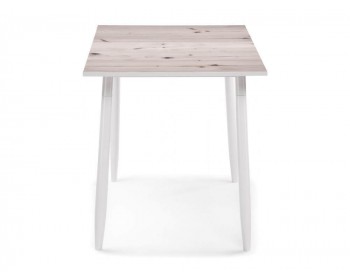 Обеденный стол Энлэй бискайская сосна / белый деревянный