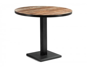 Кухонный стол Пенг дуб юкон / черный деревянный