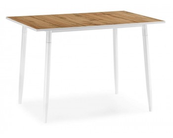 Обеденный стол Энлэй дуб вота / белый деревянный