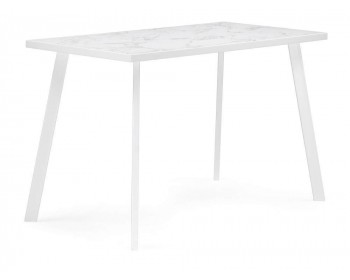 Обеденный стол Тринити Лофт мм сабия / белый матовый деревянный