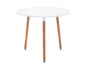 Кухонный стол Lorini white / wood деревянный