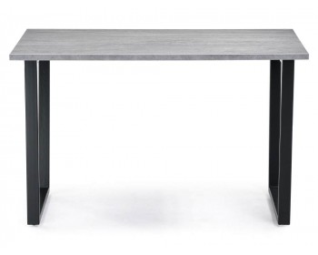 Обеденный стол Лота Лофт мм черный матовый / бетон деревянный