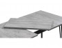 Денвер Лофт   мм бетон / черный матовый Стол деревянный недорого