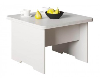 Кухонный стол Престиж белый деревянный