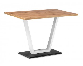 Обеденный стол Мичиган Лофт х мм дуб вотан / белый матовый деревян