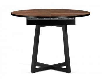 Обеденный стол Регна дерево / черный деревянный