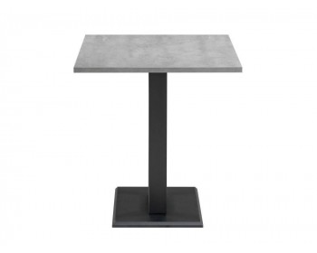Обеденный стол Мичиган Лофт х мм бетон / черный матовый деревянный
