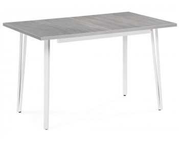 Кухонный стол Денвер Лофт мм бетон / матовый белый деревянный