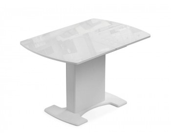 Обеденный стол Палмер ()хх белое стекло / белый стеклянный