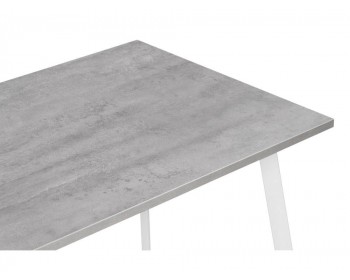 Кухонный стол Тринити Лофт хх мм бетон / белый матовый деревянн