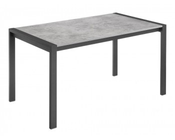 Кухонный стол Центавр бетон / графит деревянный