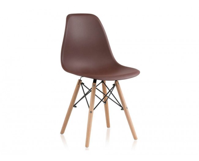 Eames PC-0 brown Стул деревянный фото