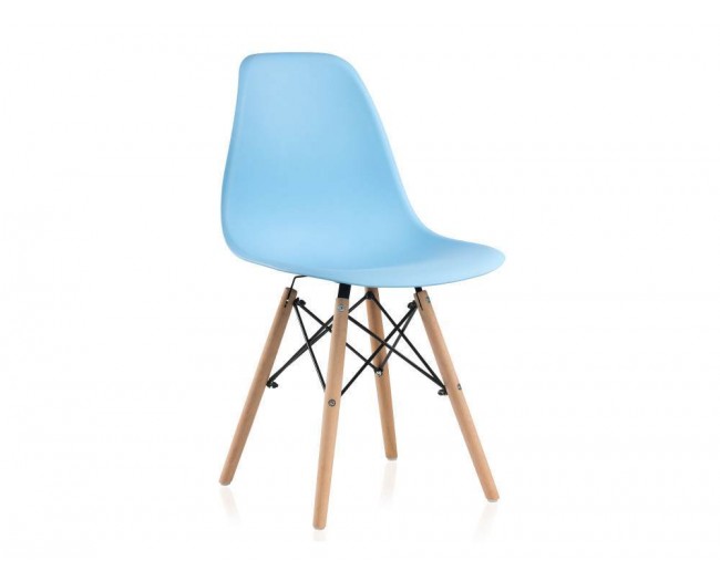 Eames PC-0 blue Стул деревянный фото