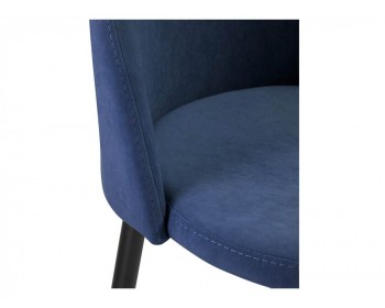 Амизуре темно-синий / черный матовый Барный стул