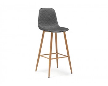 Табурет Capri dark gray / wood Барный стул