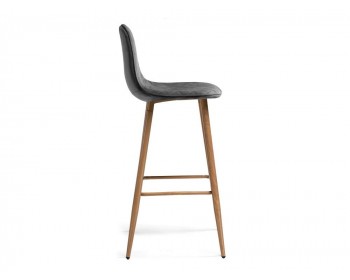 Табурет Capri dark gray / wood Барный стул