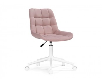 Табурет Компьютерное кресло Честер розовый / белый Стул