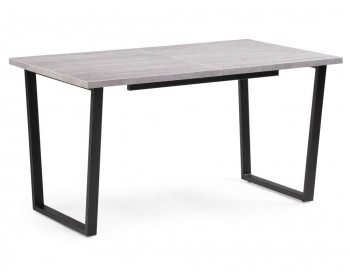 Кухонный стол Лота Лофт мм бетон / черный матовый деревянный