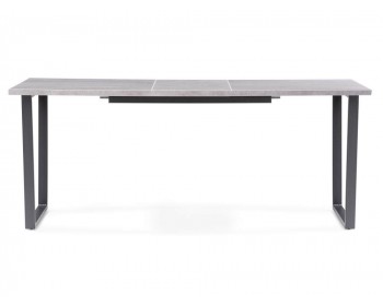 Обеденный стол Лота Лофт мм бетон / черный матовый деревянный