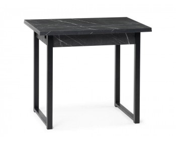 Кухонный стол Форли ()х мрамор черный / черный матовый деревянный