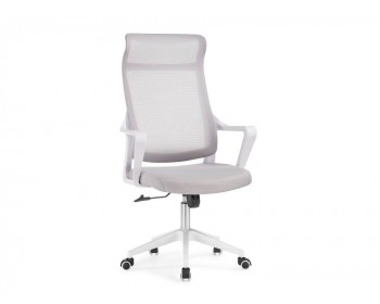Кресло Rino light gray / white Компьютерное