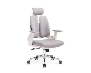 Офисное кресло Hiba gray / chrome Компьютерное