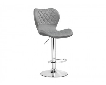 Табурет Porch chrome / gray Барный стул