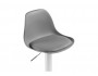 Soft gray / chrome Барный стул фото