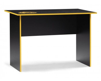 Гарнитур в кабинет Эрмтрауд черный / желтый Компьютерный стол