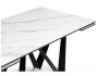 Марвин ()хх белый мрамор / черный Керамический стол недорого