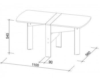 Кухонный стол СтК венге высота см деревянный