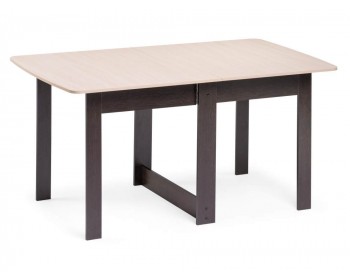 Обеденный стол СтК ,х,х, венге / дуб молочный деревянный