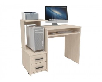 Компьютерный стол Джаз- ,х,х, левый дуб молочный