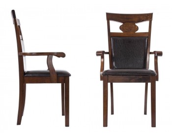 Кресло-мешок Luiza dirty oak / dark brown Стул деревянный