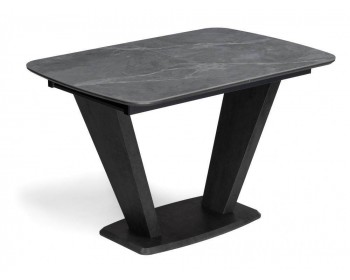 Обеденный стол Петир ()хх larka grey / черный Керамический