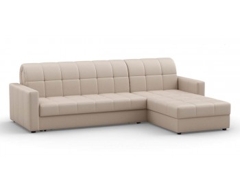 Кожаный диван Инсбрук NEXT K- с оттоманкой макси