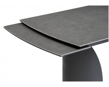 Кухонный стол Готланд ()хх ink gray / черный Керамический