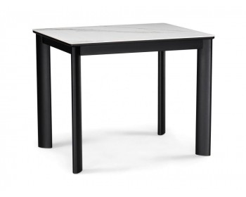 Обеденный стол Кина ()хх alpine white / черный Керамический
